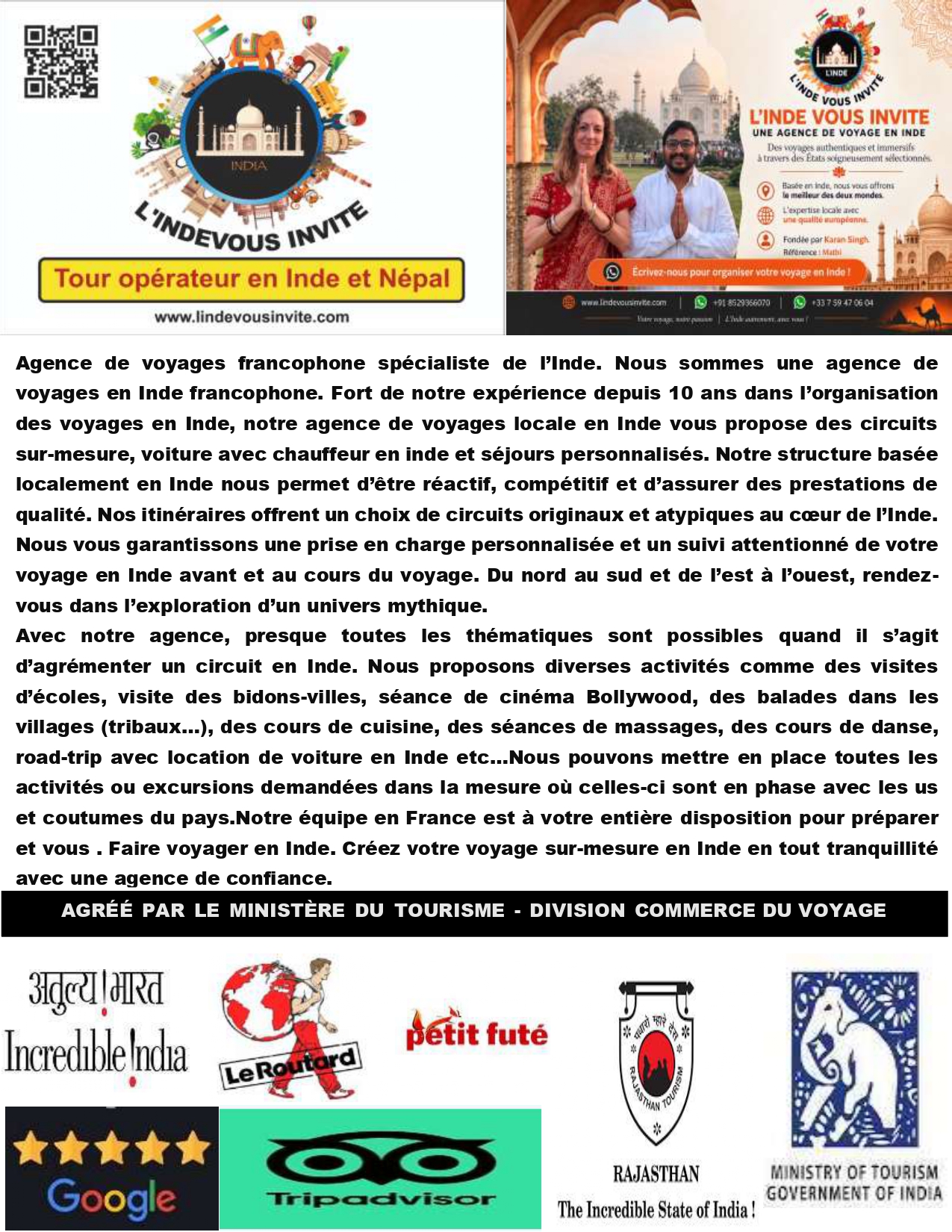 Voyage en Inde - Page 1